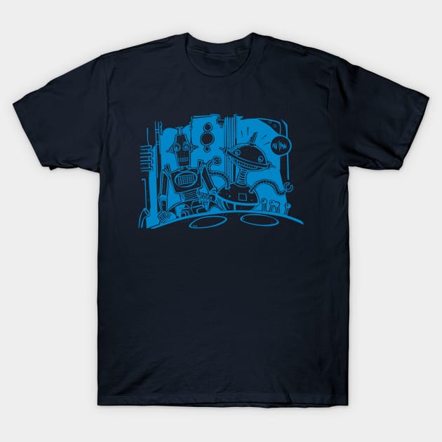 Space Robots T-Shirt by standardeagle